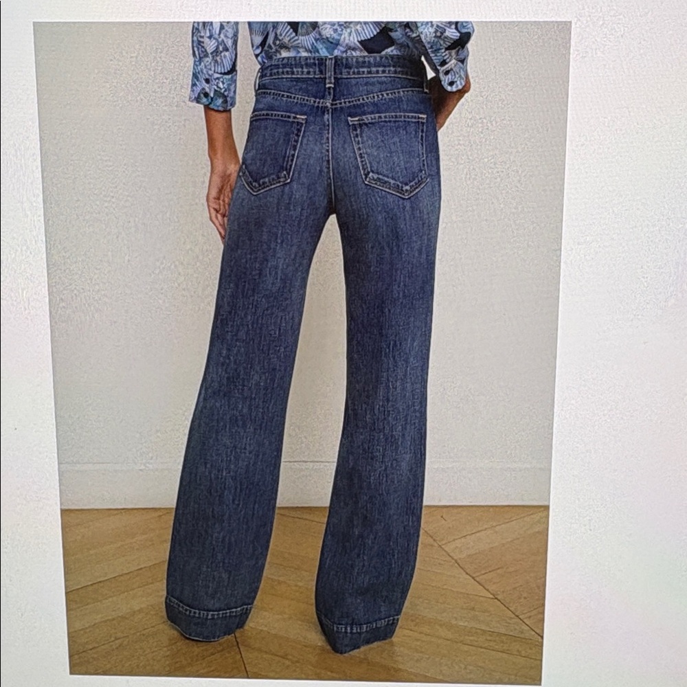 LAGENCE-NWT Size 25.Nolan Patch Pocket Jean in Dayton. - Picture 3 of 9